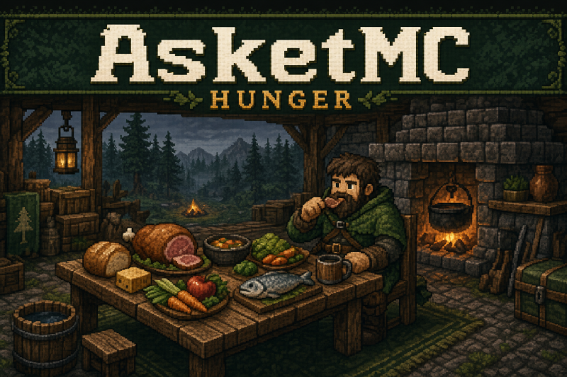 AsketMC — голод и питание