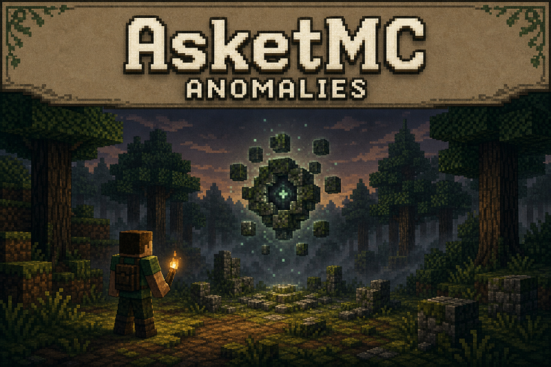 AsketMC — Аномалии: странные события, ночные знаки, разломы и Кодекс