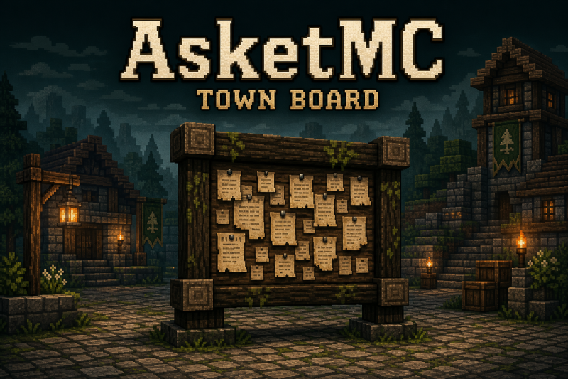 AsketMC — Городская доска