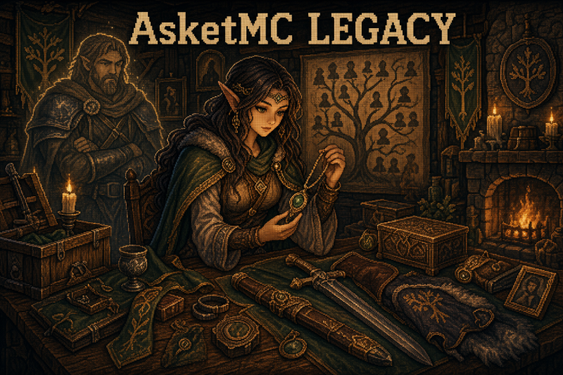AsketMC — Трейты наследия: наследственные черты, реликвии, предки и развитие персонажа