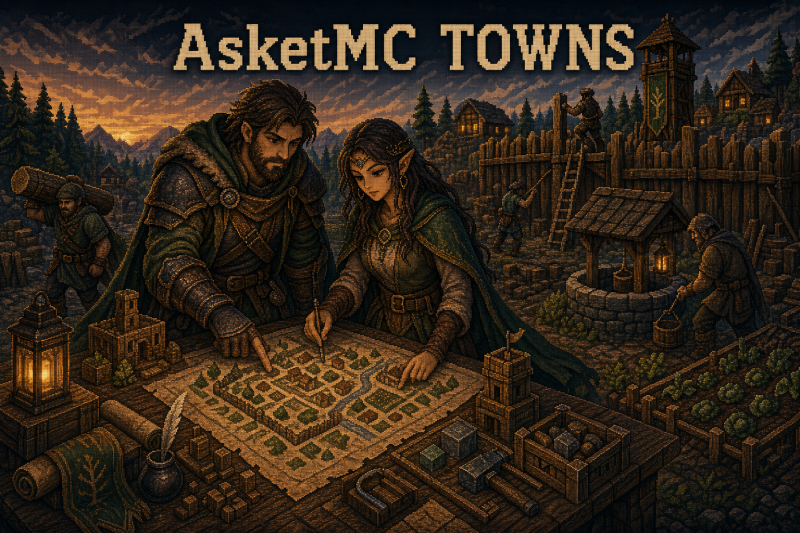 AsketMC — Требования к поселениям: строительство города, планировка, требования и защита поселения