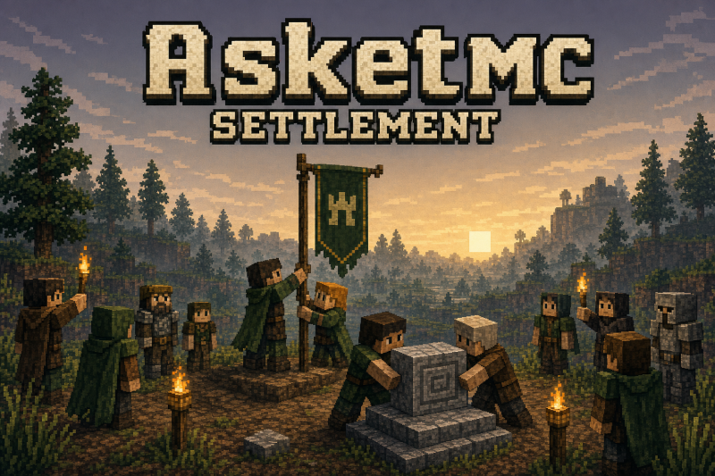 AsketMC — Основание поселения